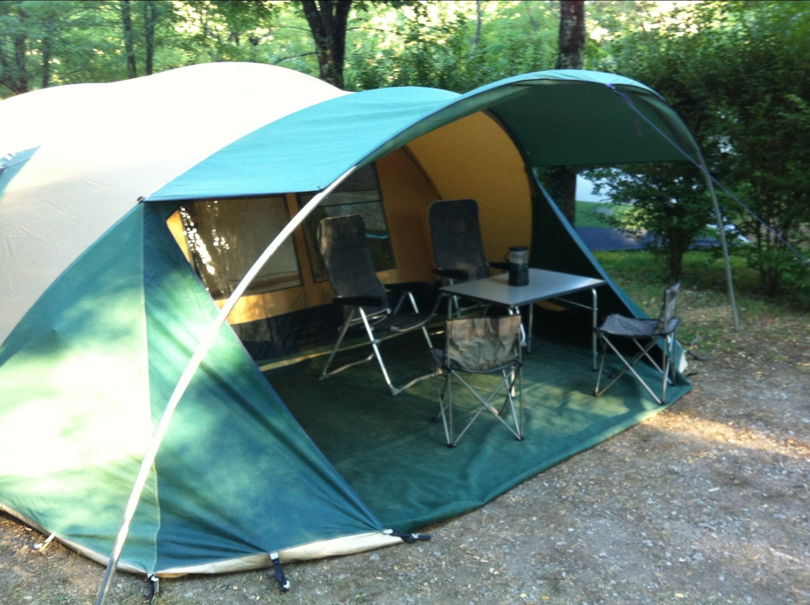 Cabanon Biscaya 440 - 6 persoons All Season vario tunneltent, Ophalen, Gebruikt, Tot en met 6