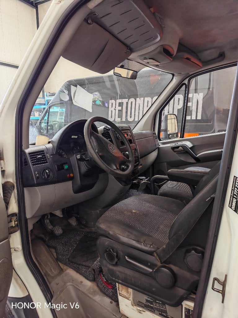 Mercedes-Benz Sprinter 515 CDI 2007, Auto's, Euro 5, Wit, Grijs, 149 pk