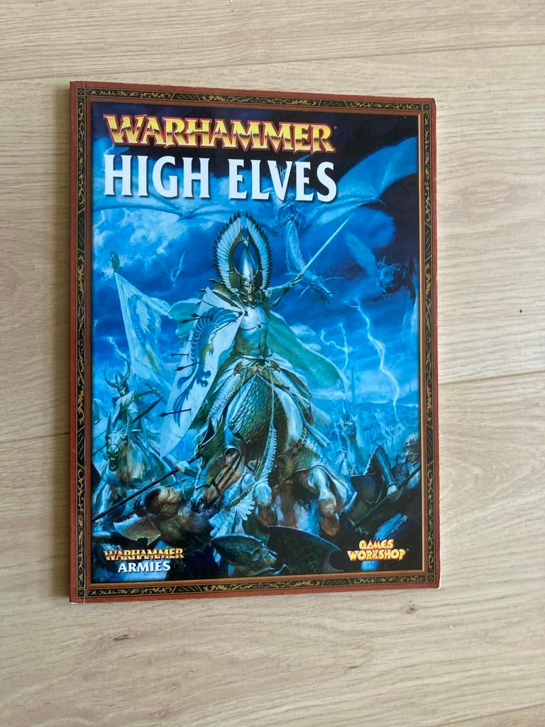 Warhammer High Elves Codex, Hobby en Vrije tijd, Wargaming, Gebruikt, Warhammer, Boek of Catalogus, Ophalen of Verzenden
