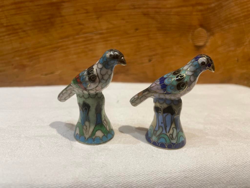 Cloisonné vogel, Ophalen of Verzenden, Zo goed als nieuw, Dier