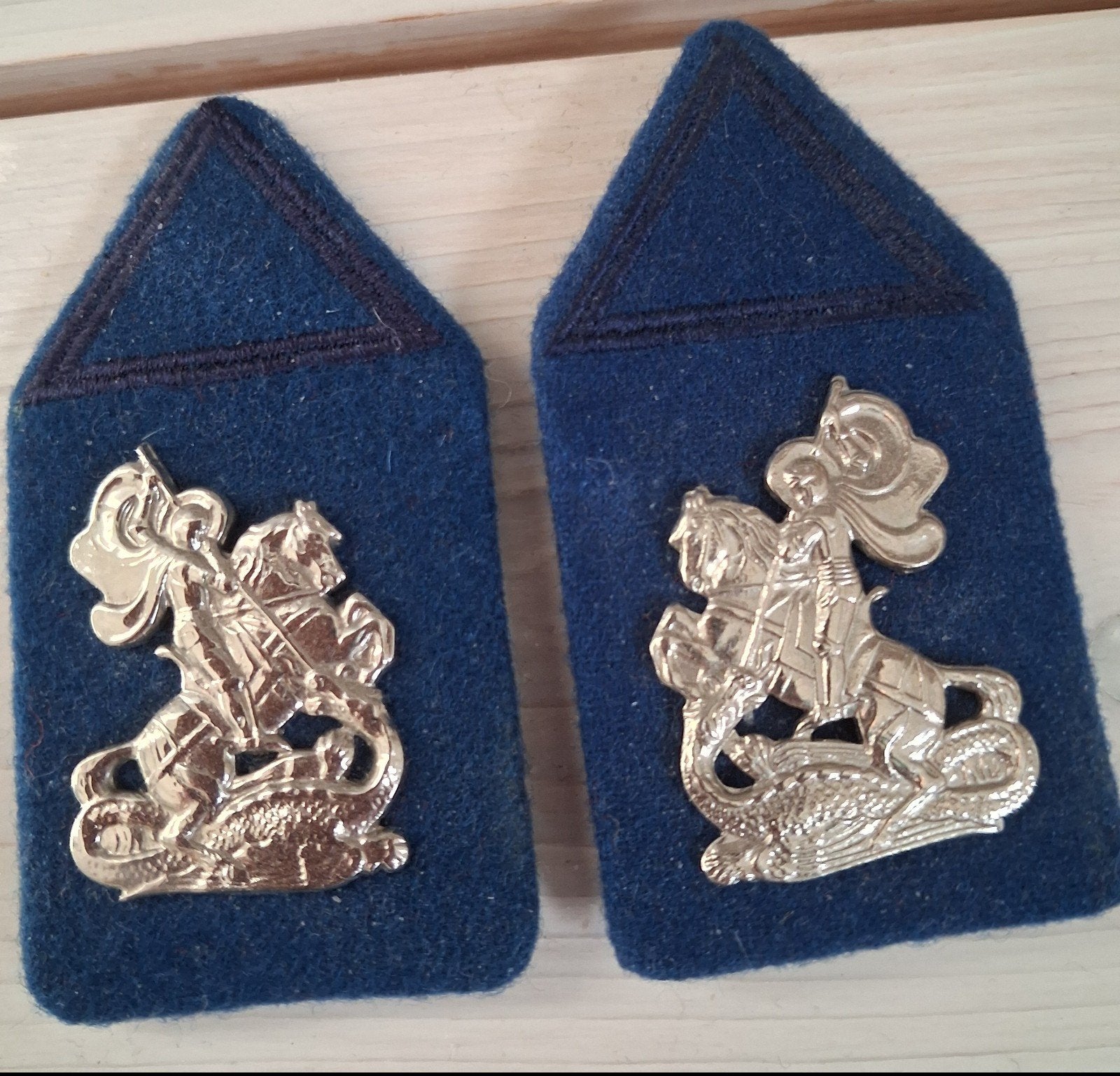 kraagspiegels Huz. van Boreel opl. onderofficier, Verzamelen, Verzenden, Landmacht, Nederland, Embleem of Badge