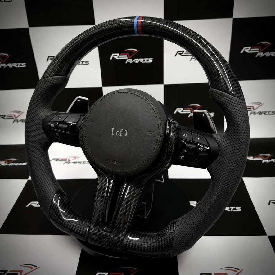 Custom driekleur carbon stuur voor BMW F en E modellen, Ophalen of Verzenden, RevParts, Info@revparts.nl, .