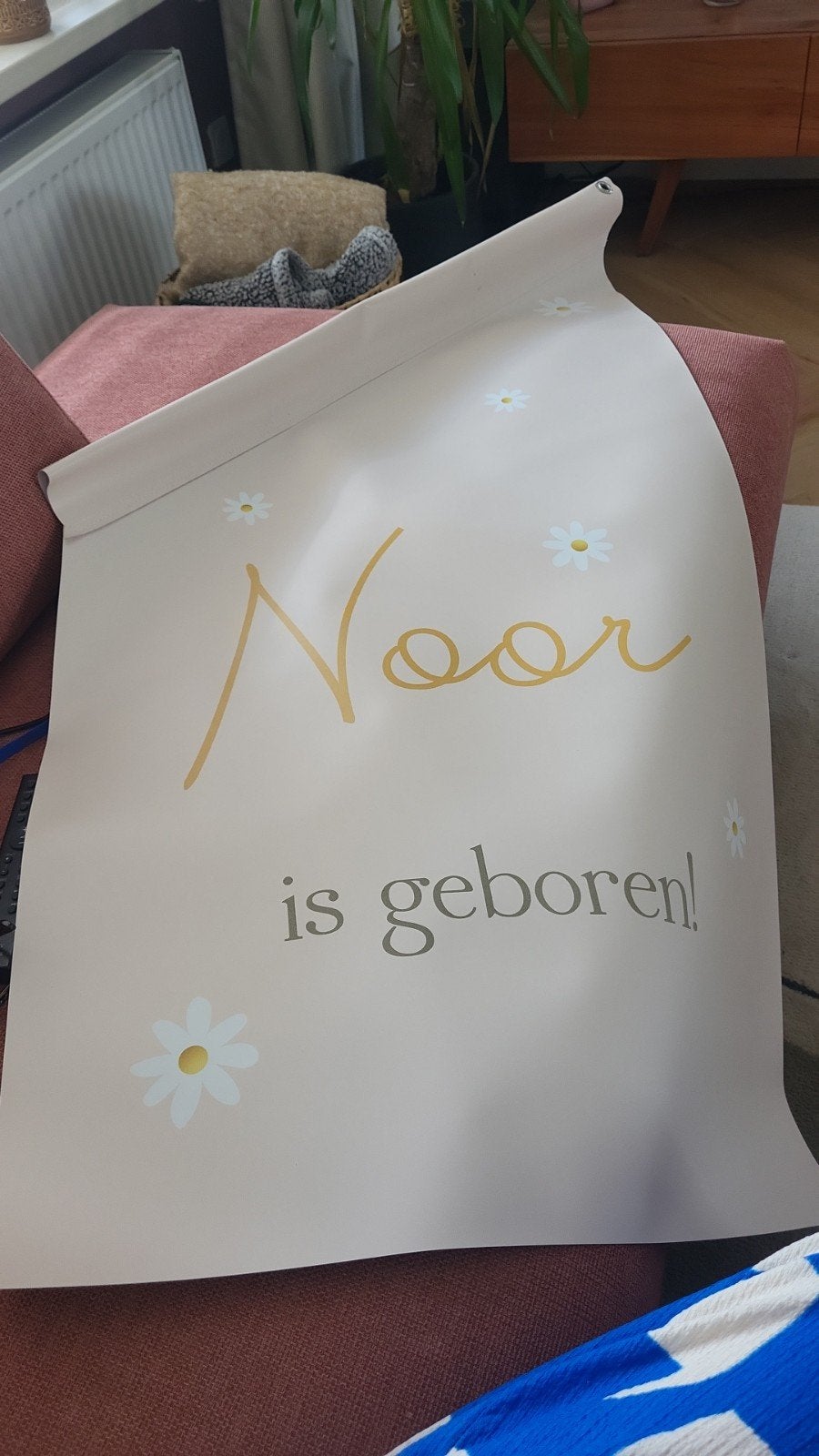 Geboortevlag Noor, Ophalen of Verzenden, Gebruikt