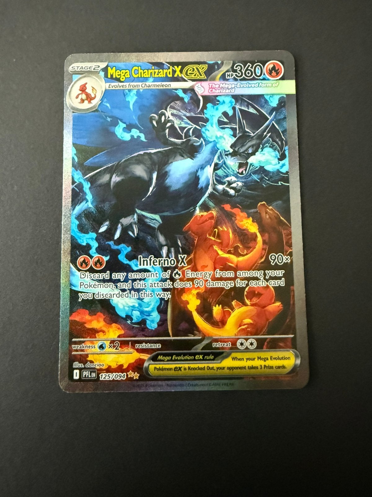 PFL 125/094 Mega Charizard X EX (zie beschrijving, Ophalen, Nieuw, Losse kaart