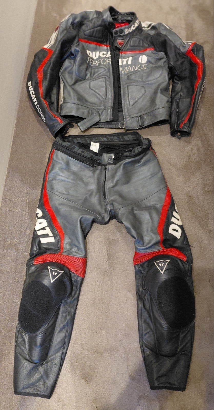 Ducati corse leren motorpak izgst, Ophalen, Tweedehands, Combipak