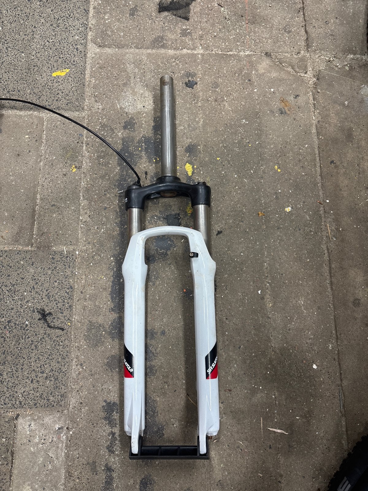 SR Suntour XCR 26 inch voorvork, Ophalen, Gebruikt, Mountainbike, Voorvork