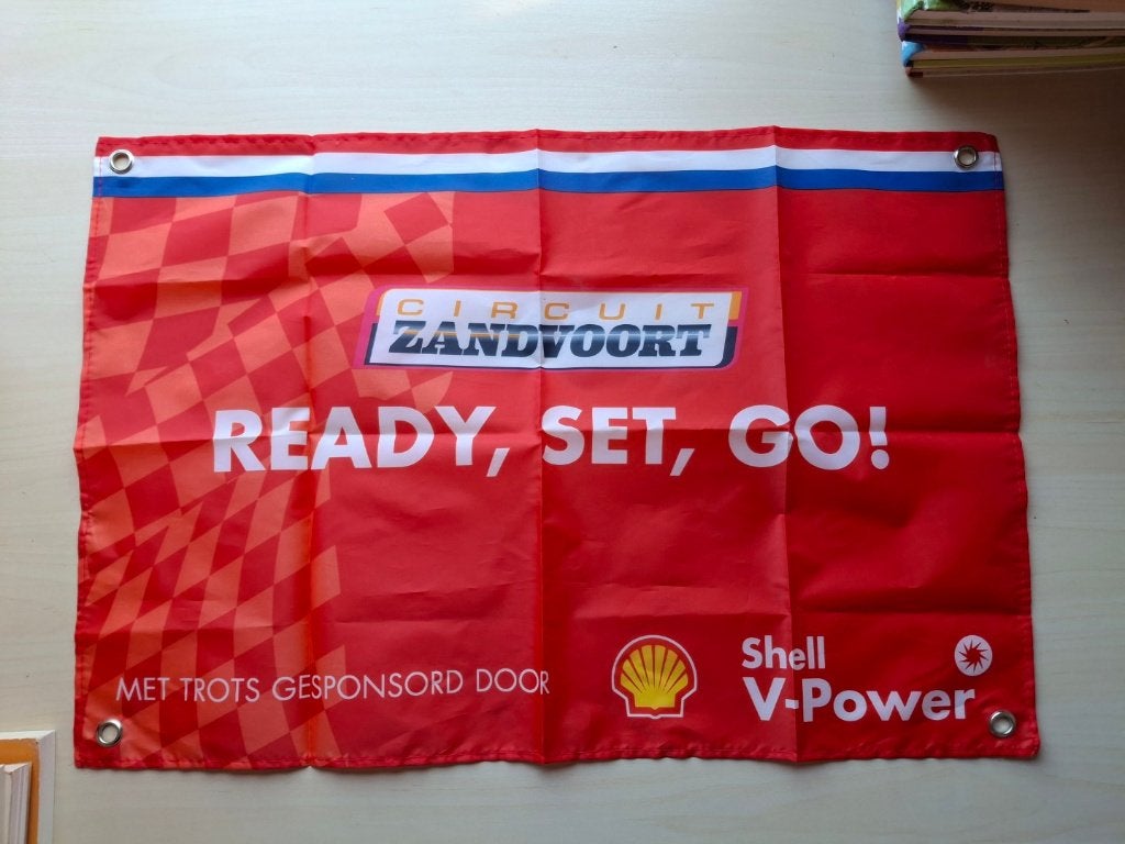 Vlag Circuit Zandvoort F1, Ophalen of Verzenden, Nieuw, Formule 1