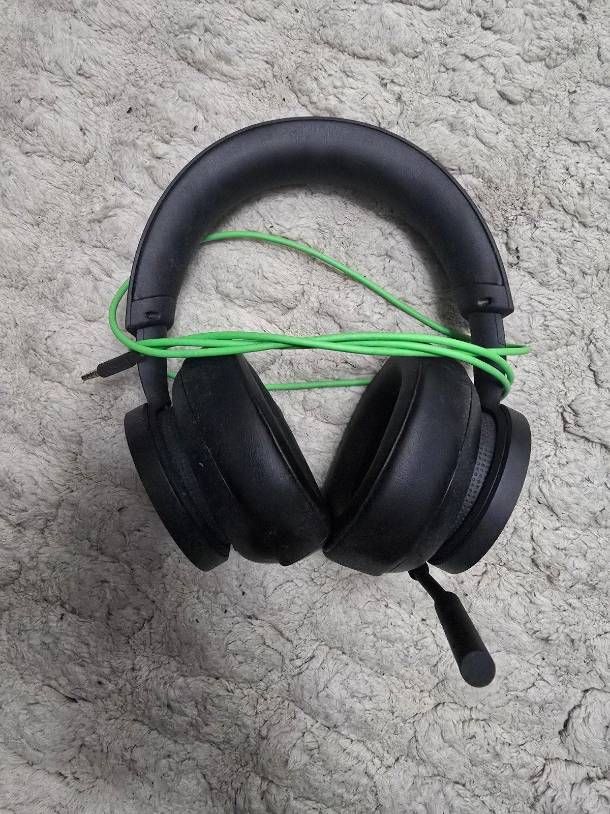 Xbox Gaming Headset - Zwart met Groene Kabel, Ophalen of Verzenden, Gebruikt, Overige typen, Xbox One