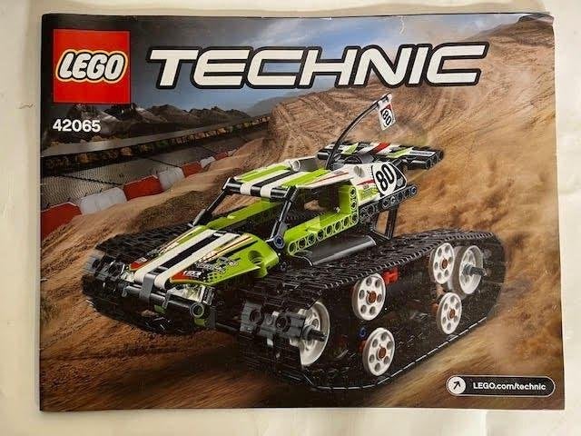LEGO Tech 42065 RC Tracked Racer–Rupsvoer.–Incl. Handleiding, Ophalen of Verzenden, Gebruikt