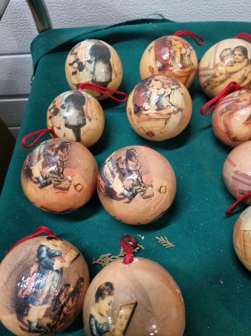 -	 Kerstballen nostalgisch papier, Ophalen of Verzenden, 'T Olde Gre-j, Info@toldegrej.nl, Endepoelstraat 20f Didam