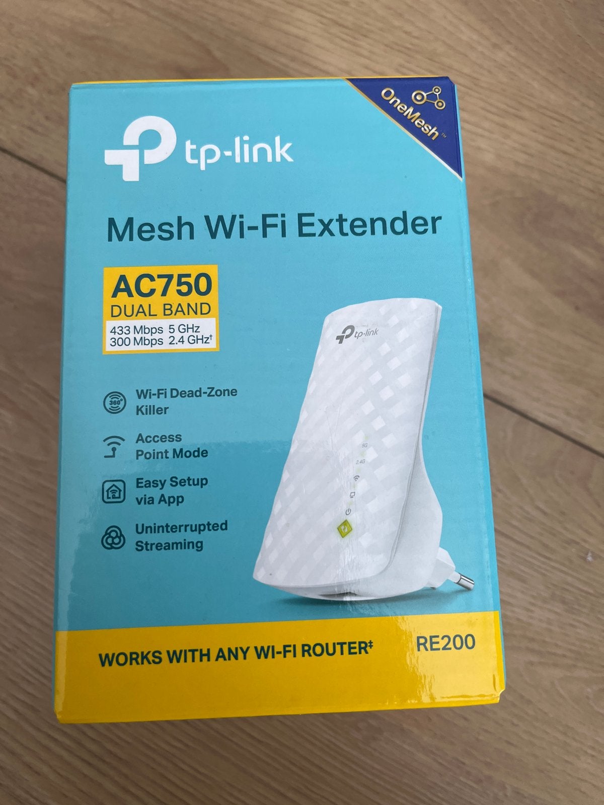 TP-Link AC750 Mesh Wi-Fi Extender RE200 Dual Band, Ophalen of Verzenden, Nieuw