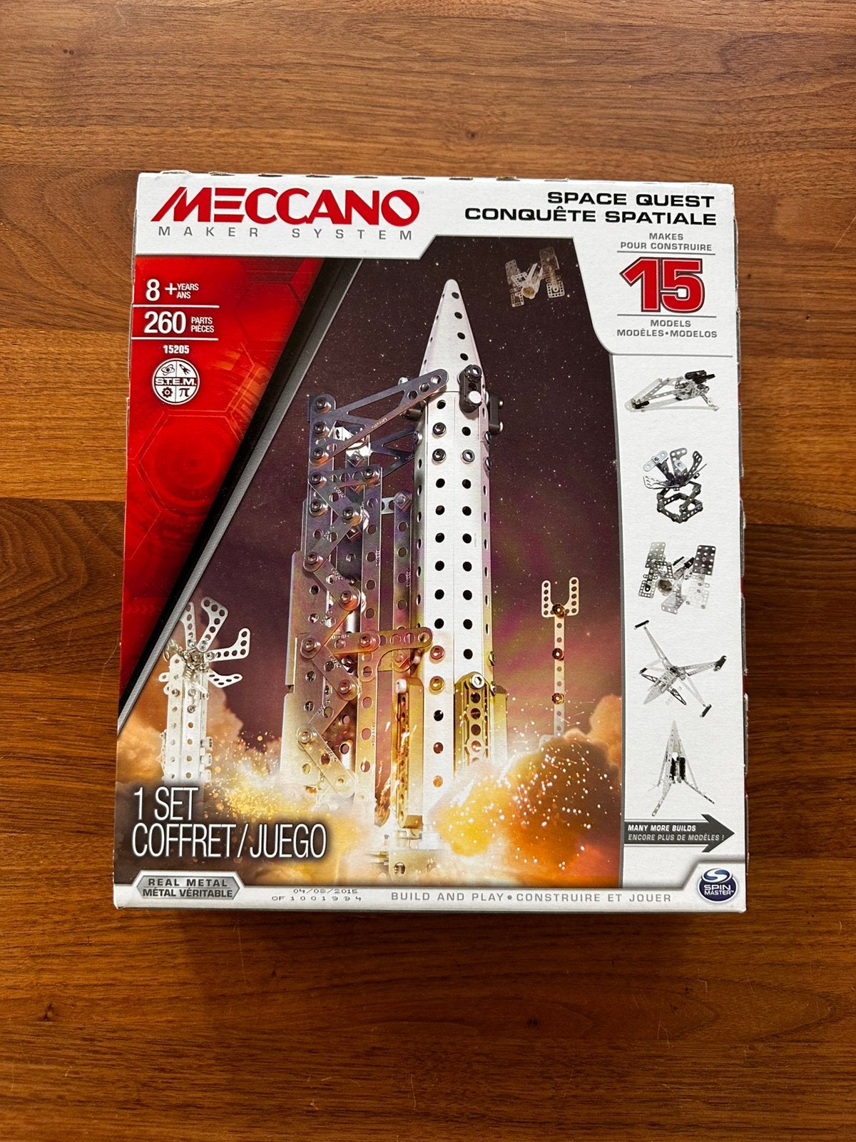 Meccano Space Shuttle (15 modellen) *nieuw*, Ophalen of Verzenden, Nieuw, Bouwen