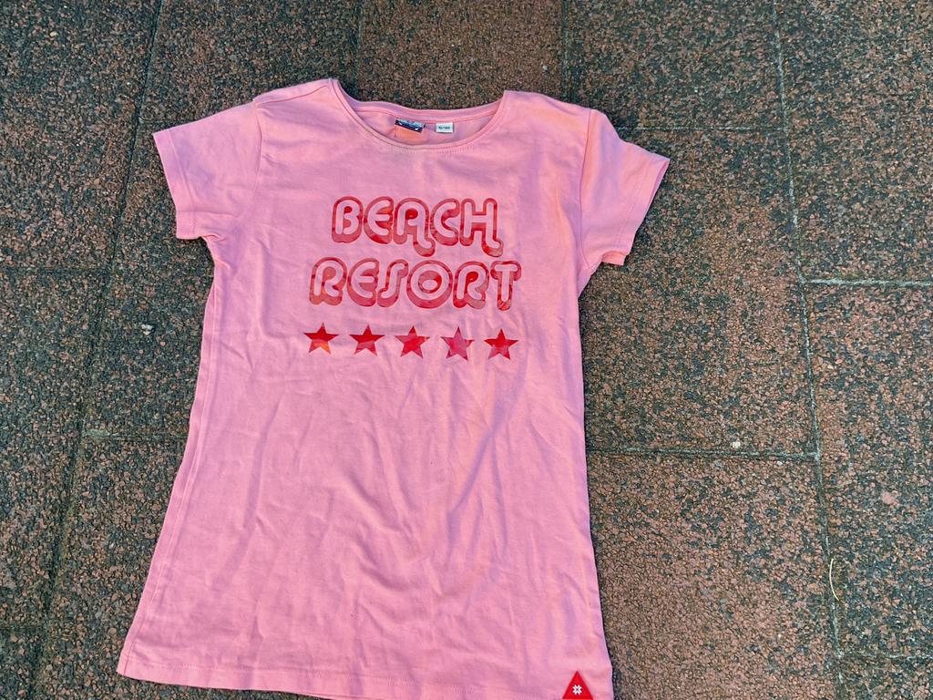 Roze T-shirt Indian Blue Jeans Mt 140, Ophalen of Verzenden, Zo goed als nieuw, Meisje, Shirt of Longsleeve
