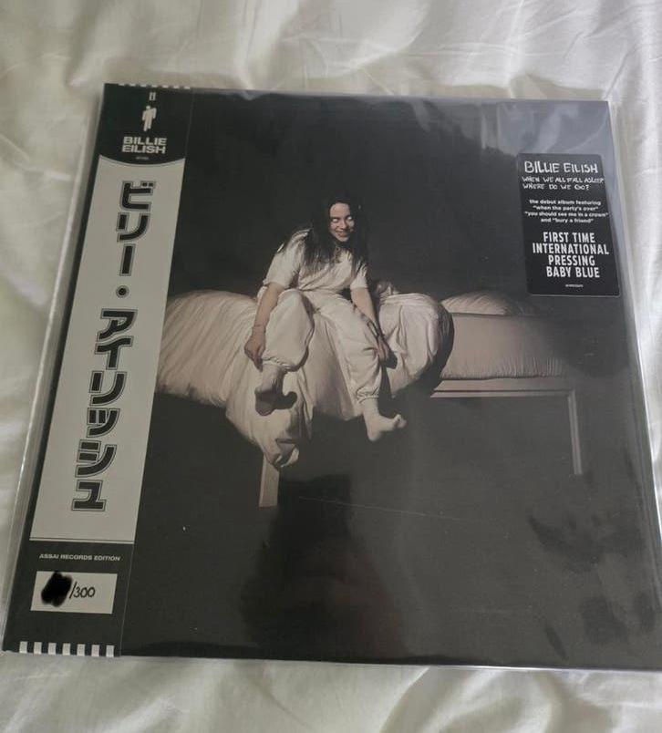 Billie Eilish - When We All Fall Asleep vinyl + OBI /300, Cd's en Dvd's, Vinyl | Pop, Ophalen of Verzenden, Zo goed als nieuw