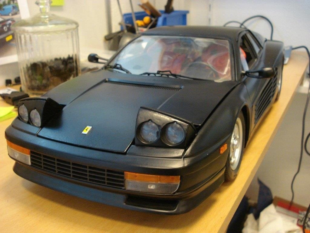 Ferrari 1/8 Pocher 512TR Testarossa & Porsche diverse Kleur, Ophalen of Verzenden, Zo goed als nieuw, 1:5 t/m 1:8, Auto