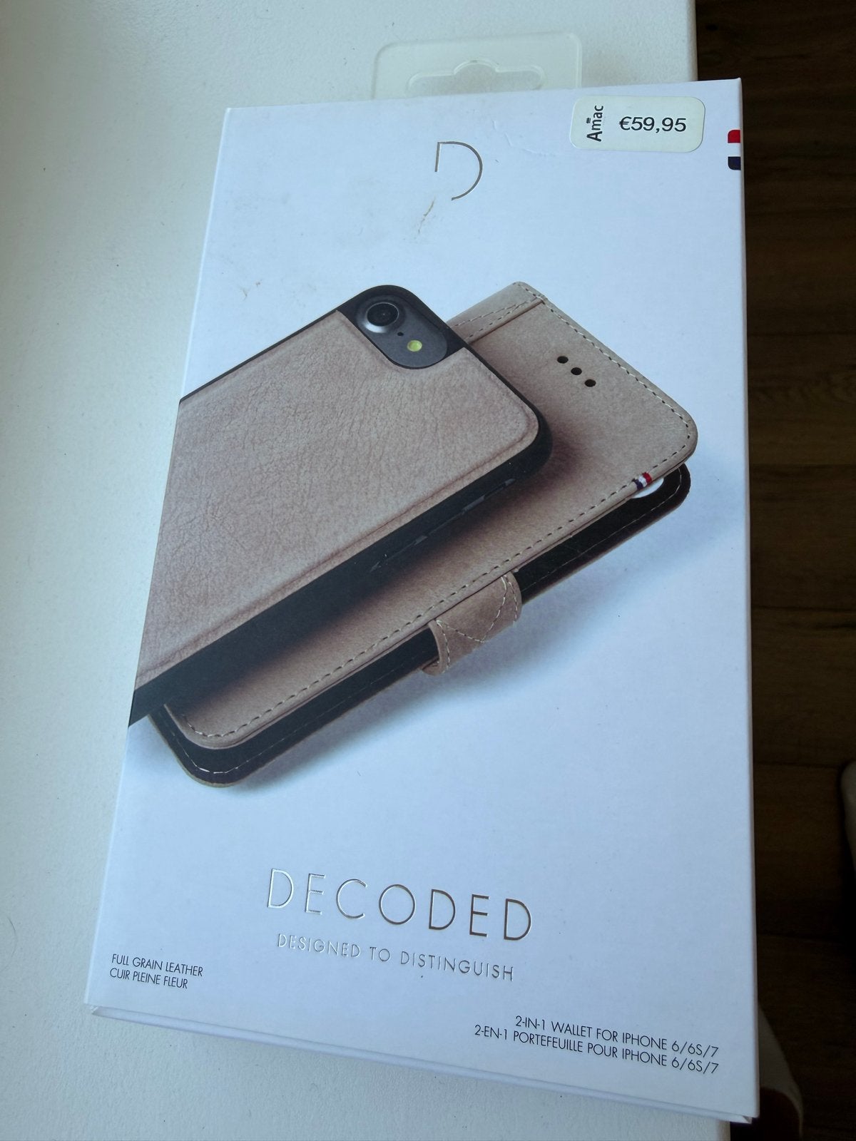 Diverse iPhone hoesjes: Decoded, Tech21 en Apple, Nieuw, Hoesje of Tasje, Schokbestendig, Leer