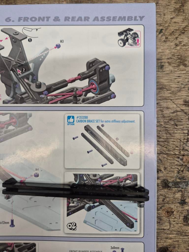 Xray carbon insert, Elektro, Auto offroad, Ophalen of Verzenden, Zo goed als nieuw