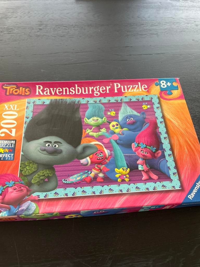Ravensburger Trolls XXL Puzzel - 200 stukjes, Ophalen of Verzenden, Meer dan 50 stukjes, Zo goed als nieuw, 6 jaar of ouder