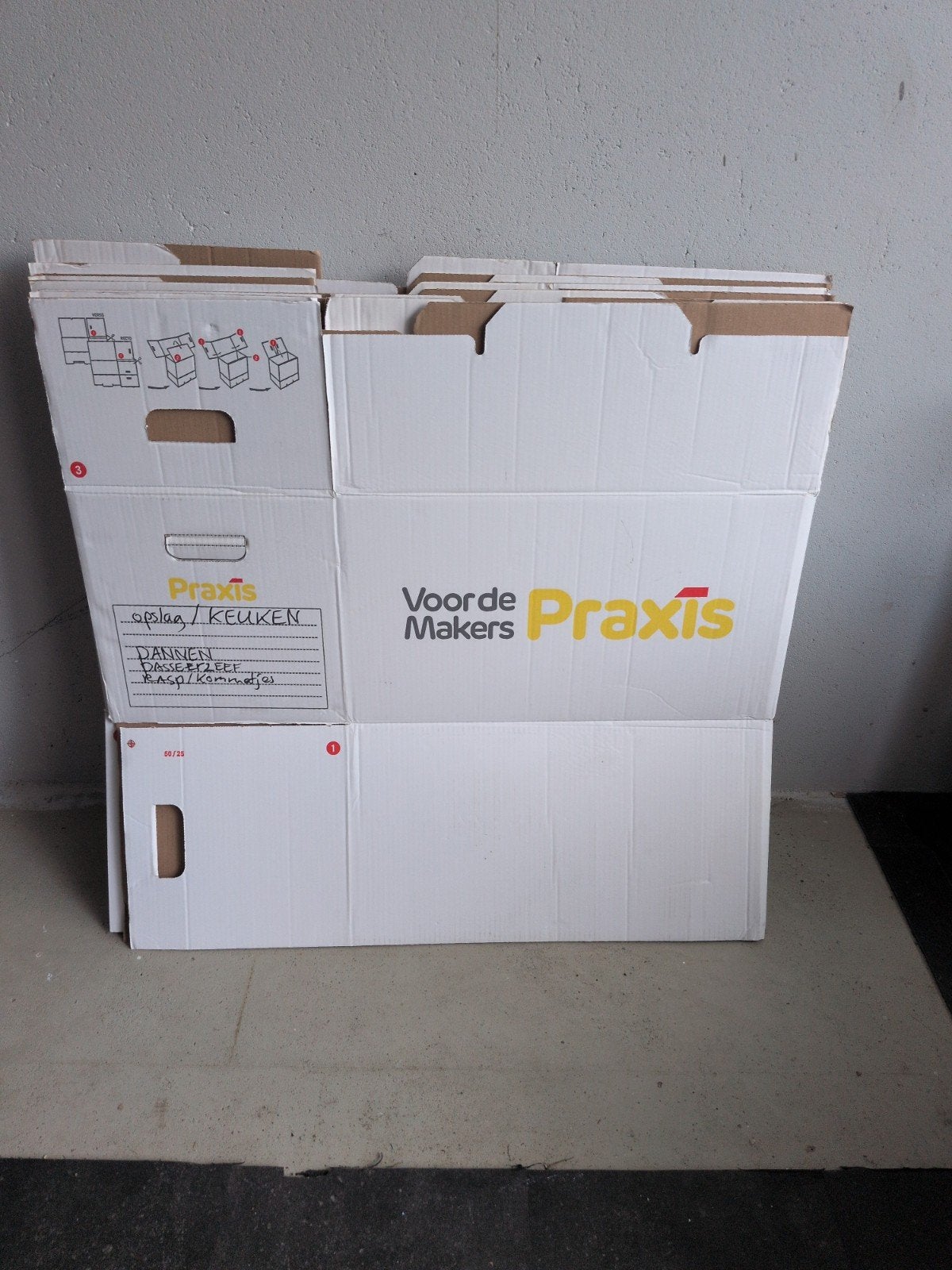 Verhuisdozen (70+ stuks) diverse merken, Ophalen, 40 tot 60 cm, Opvouwbaar, 50 tot 75 cm