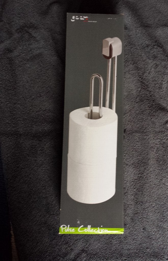 Geesa Reserve rolhouder, wc rolhouder voor 3 rollen, Ophalen of Verzenden, Nieuw, Zilver, Toilet-accessoire