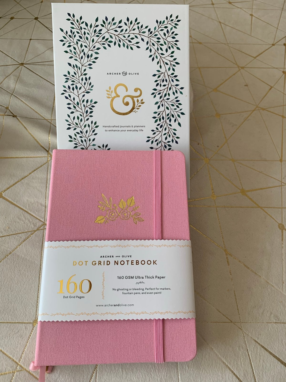 Archer&Olive journal A5 roze, Ophalen of Verzenden