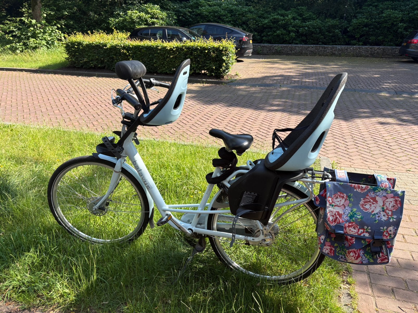 Complete moederfiets Batavus Inspire, Ophalen, 2 zitjes, Gebruikt, Versnellingen