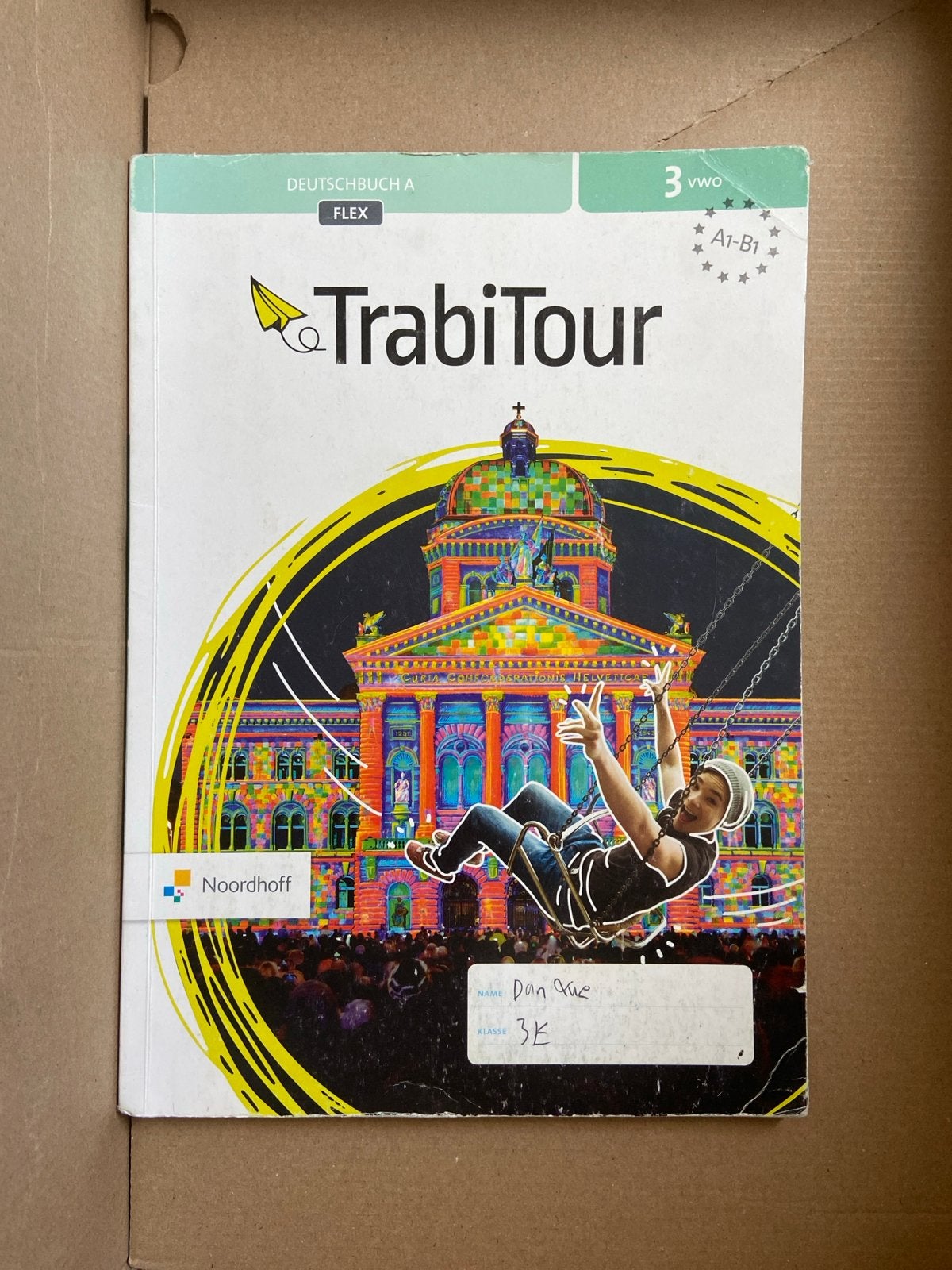 TrabiTour Deutschbuch A Flex 3 VWO - Noordhoff, Ophalen of Verzenden, Gelezen, VWO, Duits