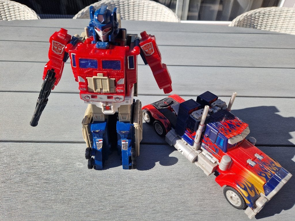 Transformers G1 Powermaster 2x Optimus Prime, Verzamelen, G1, Ophalen of Verzenden, Gebruikt, Autobots