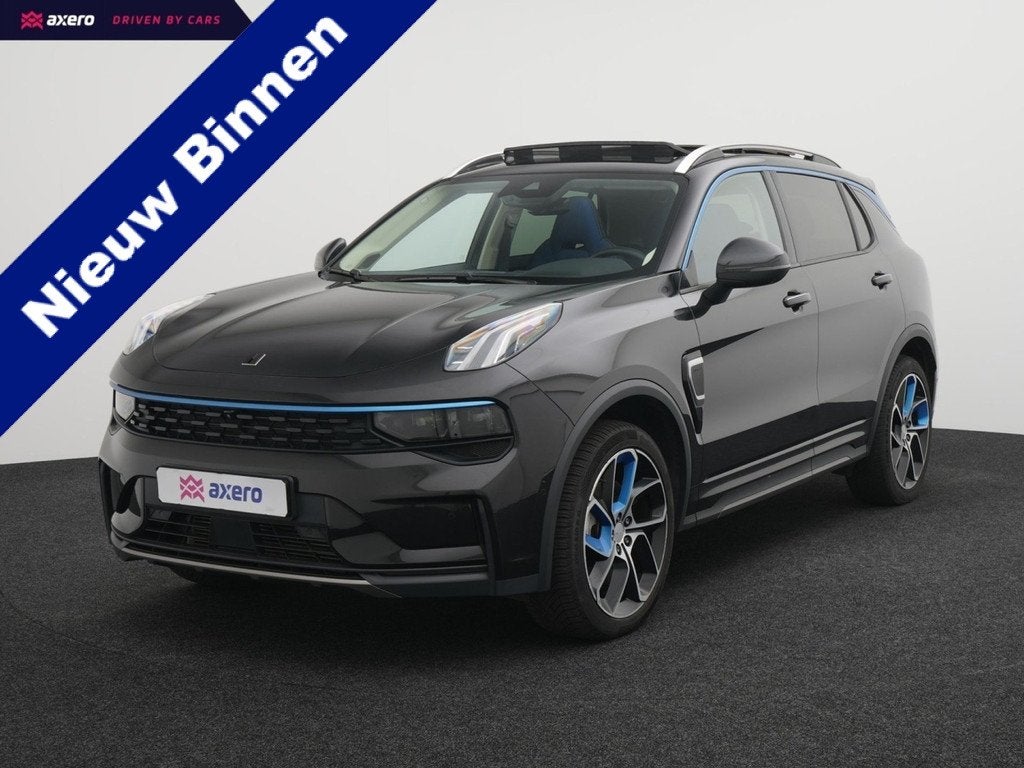 Lynk & Co 01 1.5 Bj 2022 Km 80.147 1e eigenaar Dealer onderh, Auto's, Stof, Zwart, 1854 kg, Hybride Elektrisch/Benzine