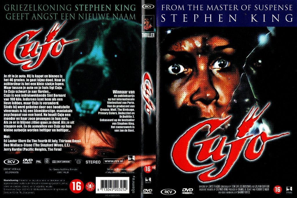 Cujo, Vanaf 16 jaar, Ophalen of Verzenden, Zo goed als nieuw