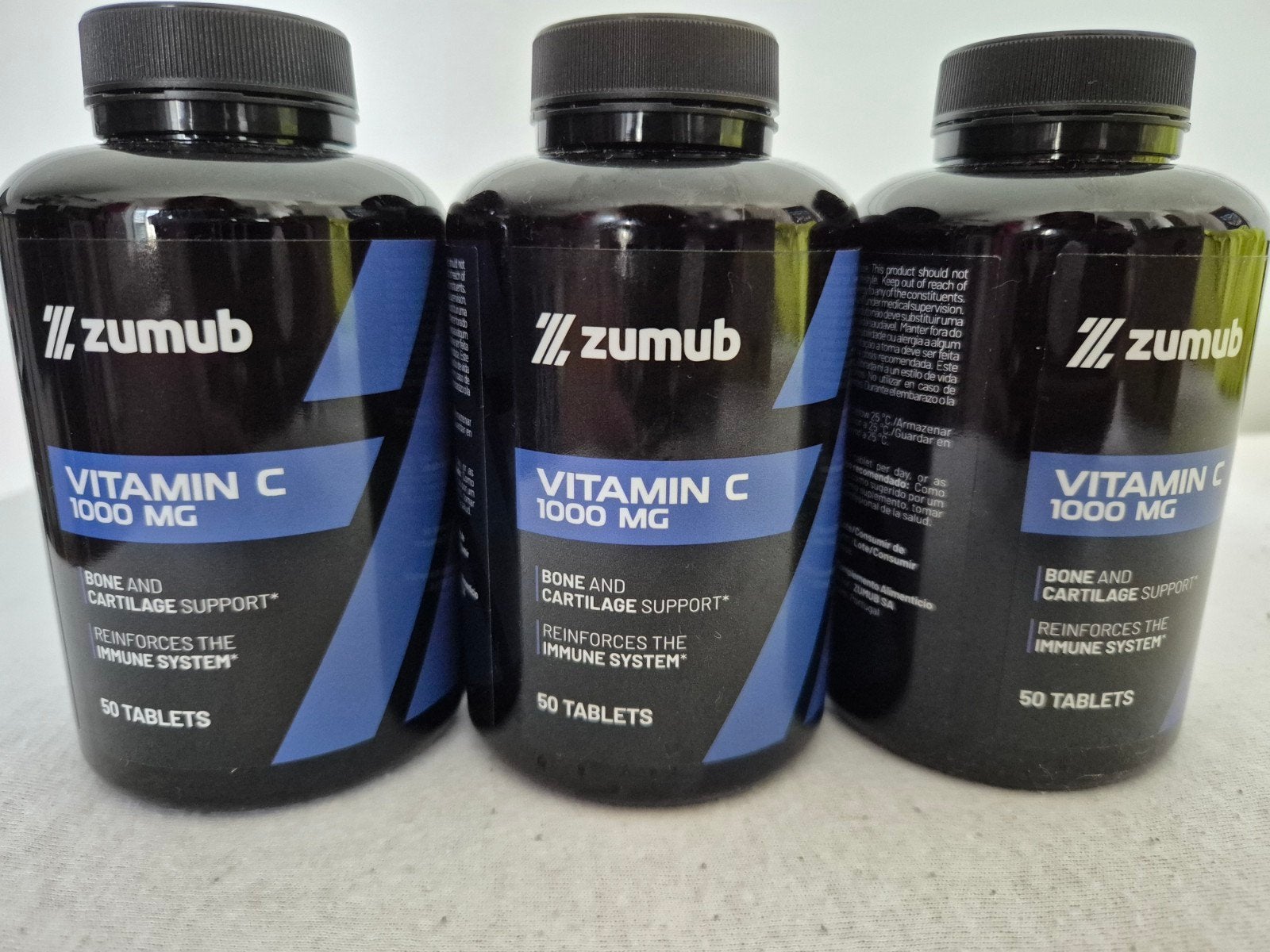 Zumub Vitamine C 1000 mg - 50 tabletten (3 stuks), Ophalen of Verzenden, Nieuw, Poeder of Drank