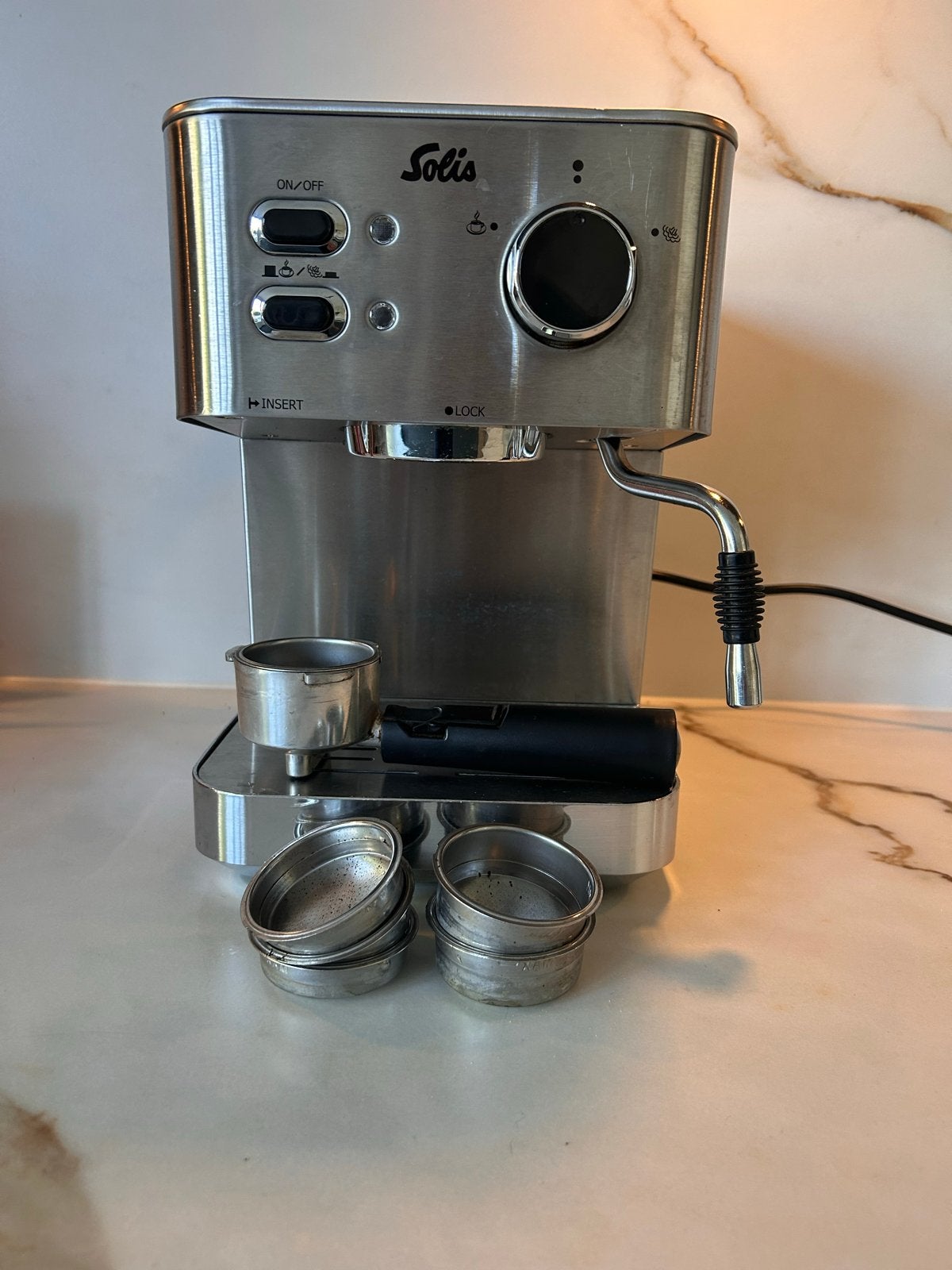 Solis Primaroma 1010 Espressomachine, Ophalen, Afneembaar waterreservoir, Espresso apparaat, Gemalen koffie