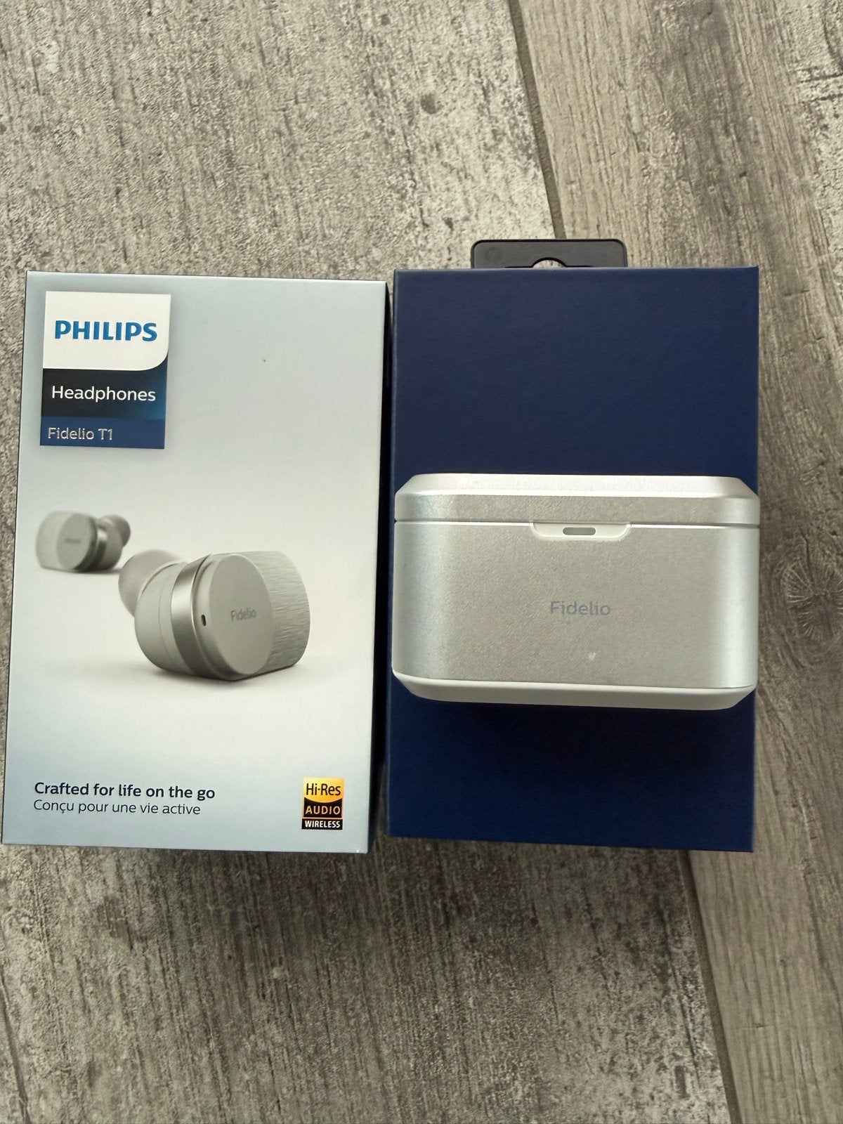 Philips Fidelio T1 Draadloze In-ear Koptelefoon, Ophalen, Zilver, Bluetooth, Nieuw