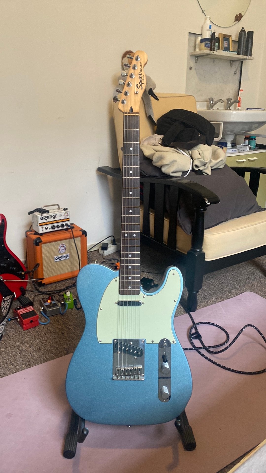 Squier telecaster, Ophalen, Zo goed als nieuw, Solid body, Fender