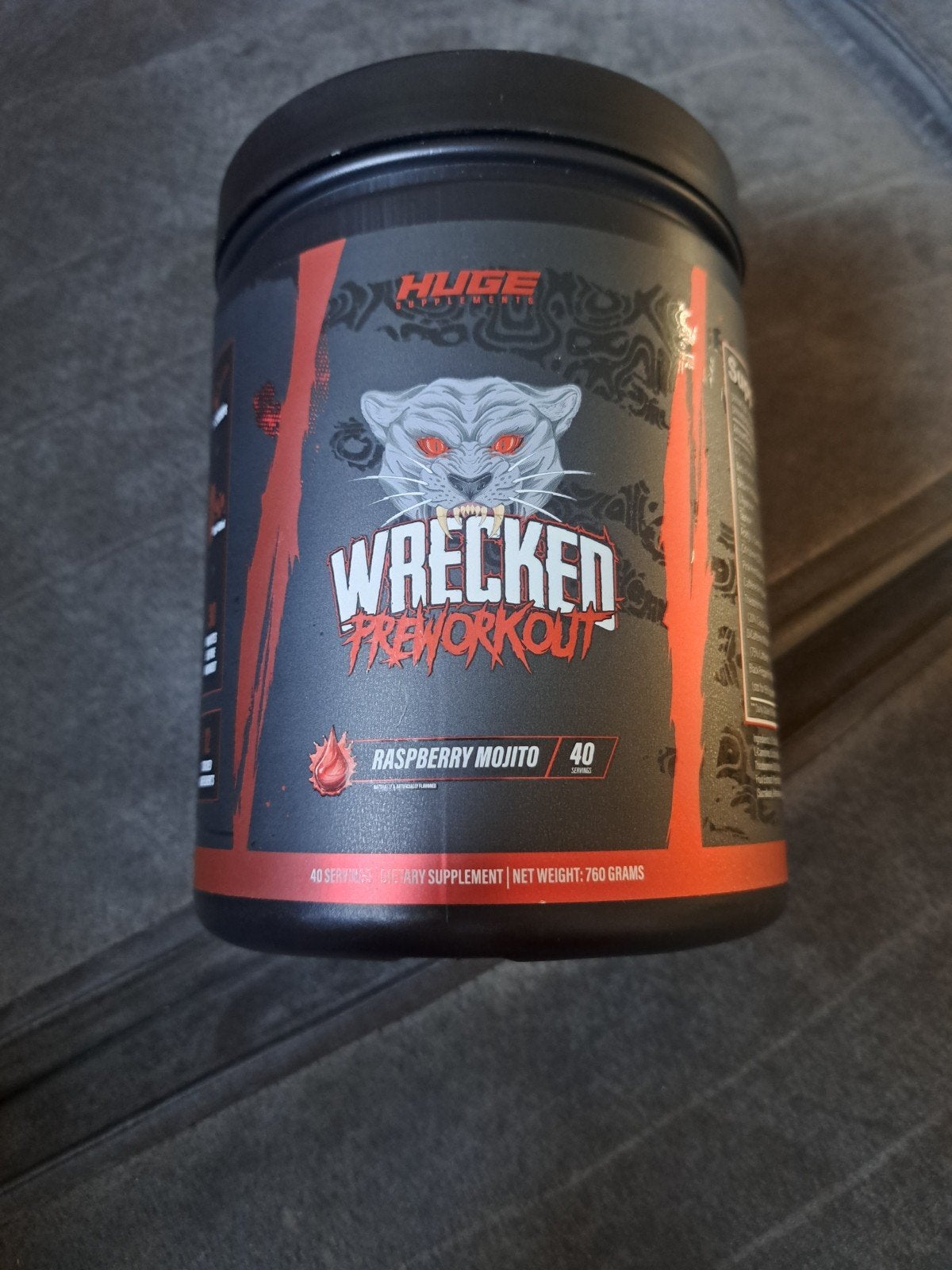 Wrecked Pre-Workout Raspberry Mojito, Ophalen of Verzenden, Nieuw, Poeder of Drank