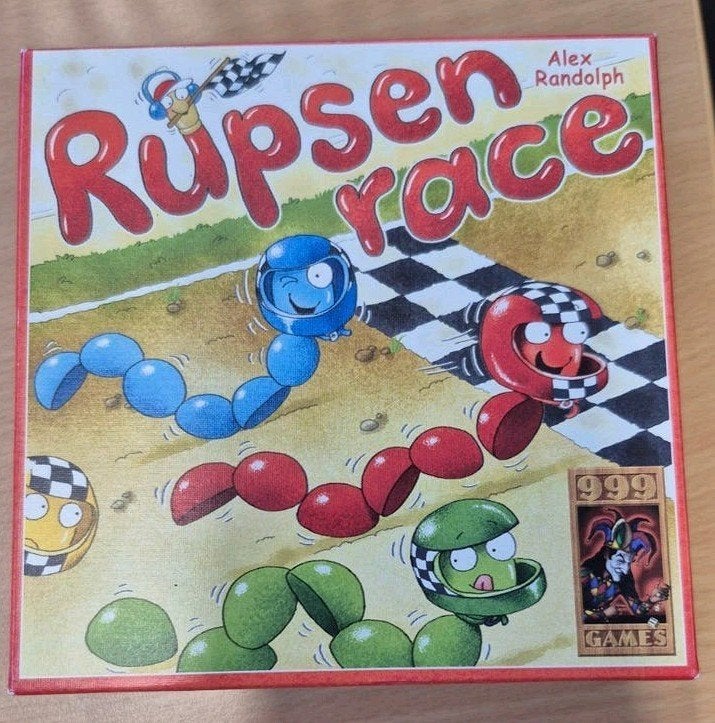 Rupsen Race: Biedspel vol tactiek en bluf van 999 Games, Een of twee spelers, Ophalen of Verzenden, Zo goed als nieuw, 999 Games bv