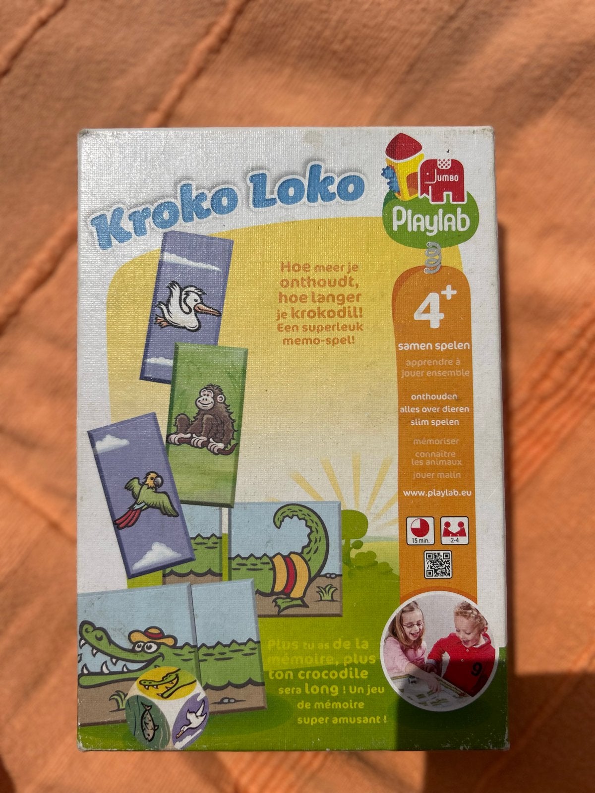 Jumbo Krokodil Krokodil Memo-spel, Ophalen of Verzenden, Gebruikt, Jongen of Meisje