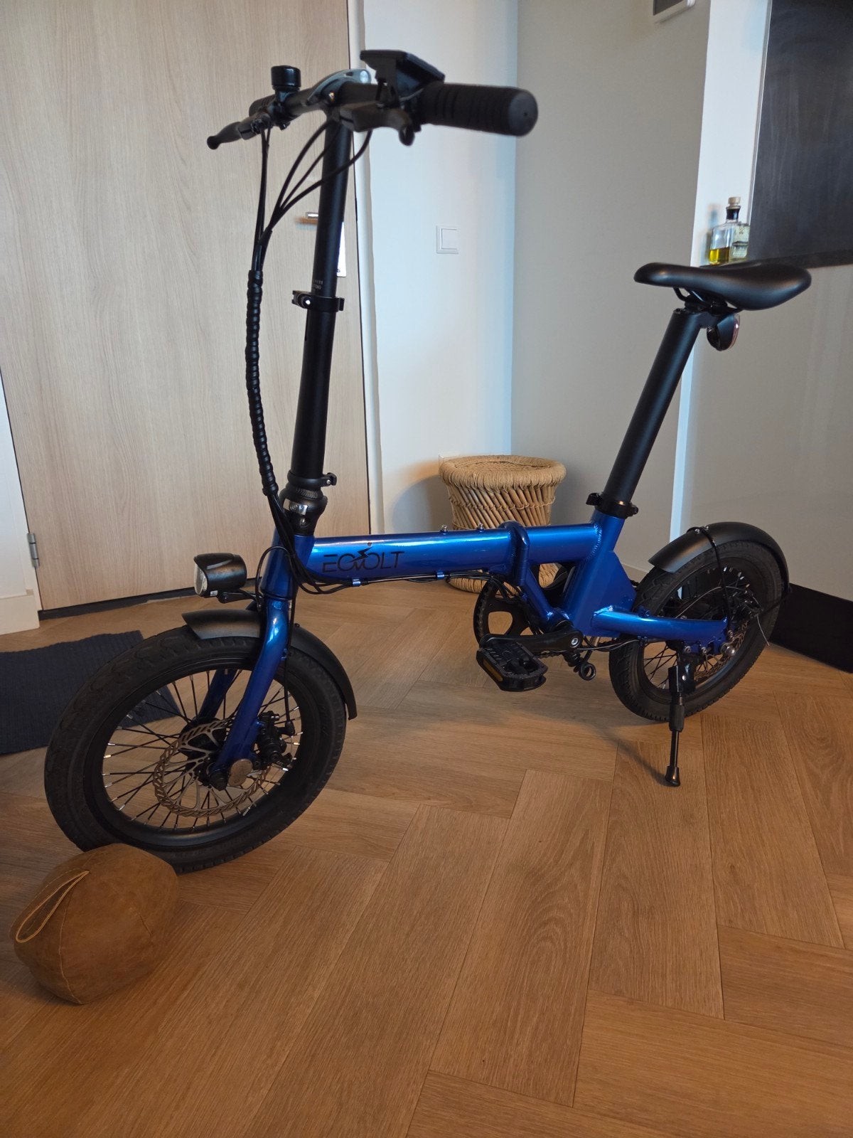Eovolt Morning Elektrische Vouwfiets, Ophalen, 16 tot 18 inch, Zo goed als nieuw, Totaal opvouwbaar