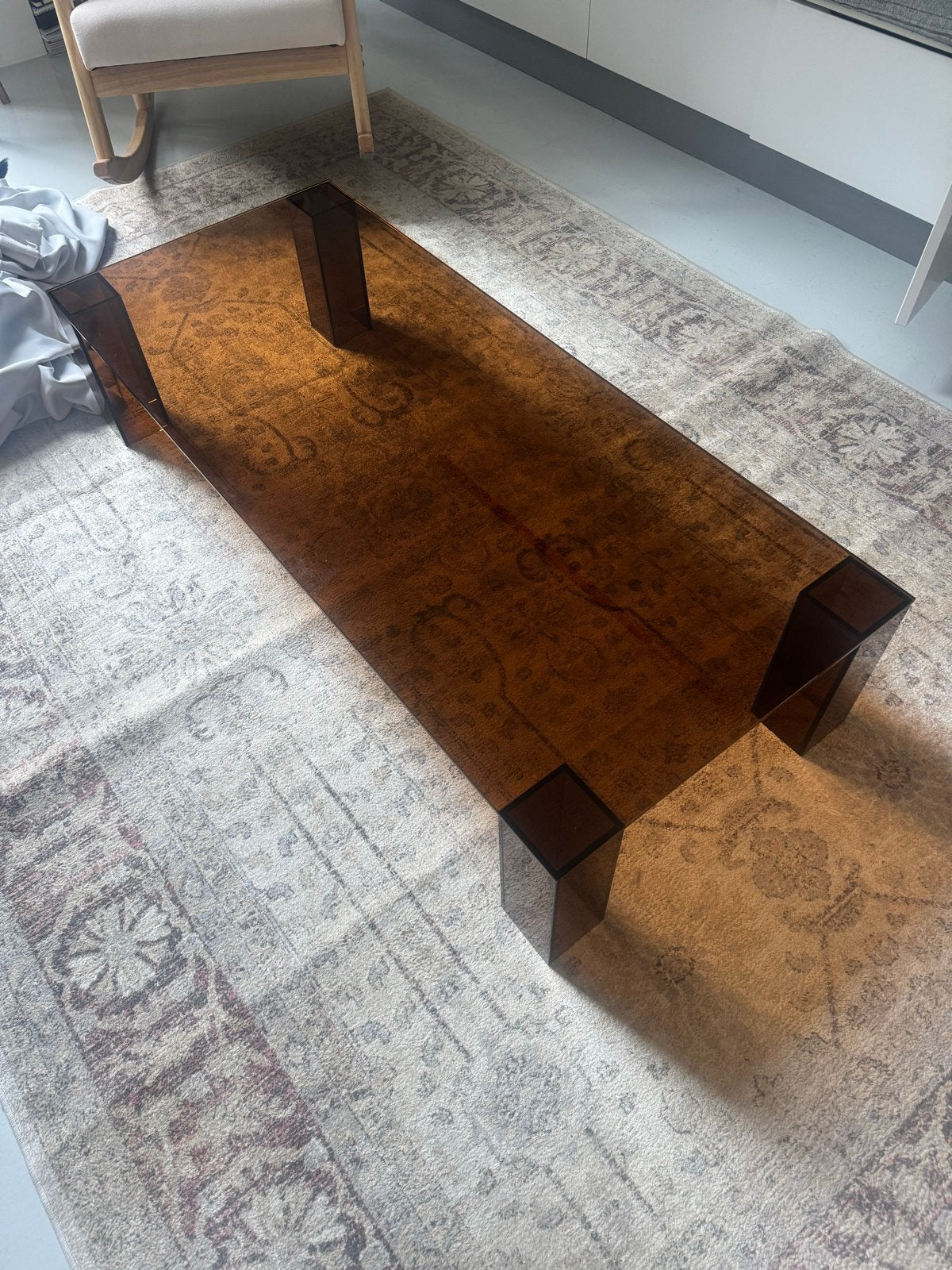 Kave Home Andularia Salontafel 140x60, Ophalen, Gebruikt, 100 tot 150 cm, 50 tot 100 cm