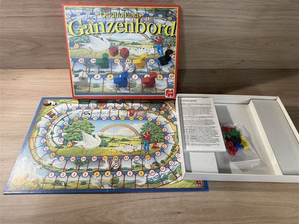 Oud Hollands Ganzenbord - s6042, Verzenden, Zo goed als nieuw