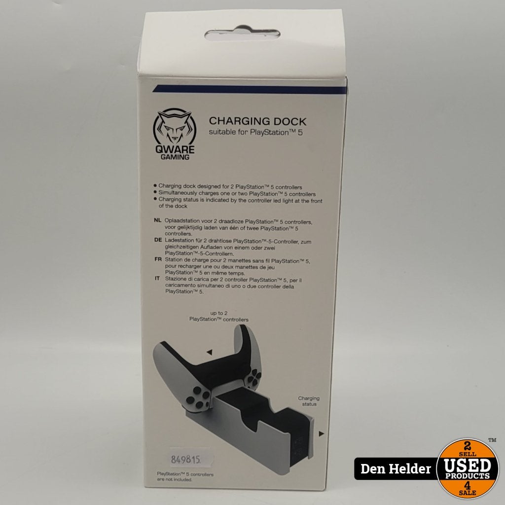 Qware PS5 Controller Charge Station - Nieuw in Doos, Qware, Gebruikt, Info@qware.co.uk, QWARE Limited
Cromwell House
15 Andover Road
Winchester, Hampshire SO23 7BT
United Kingdom