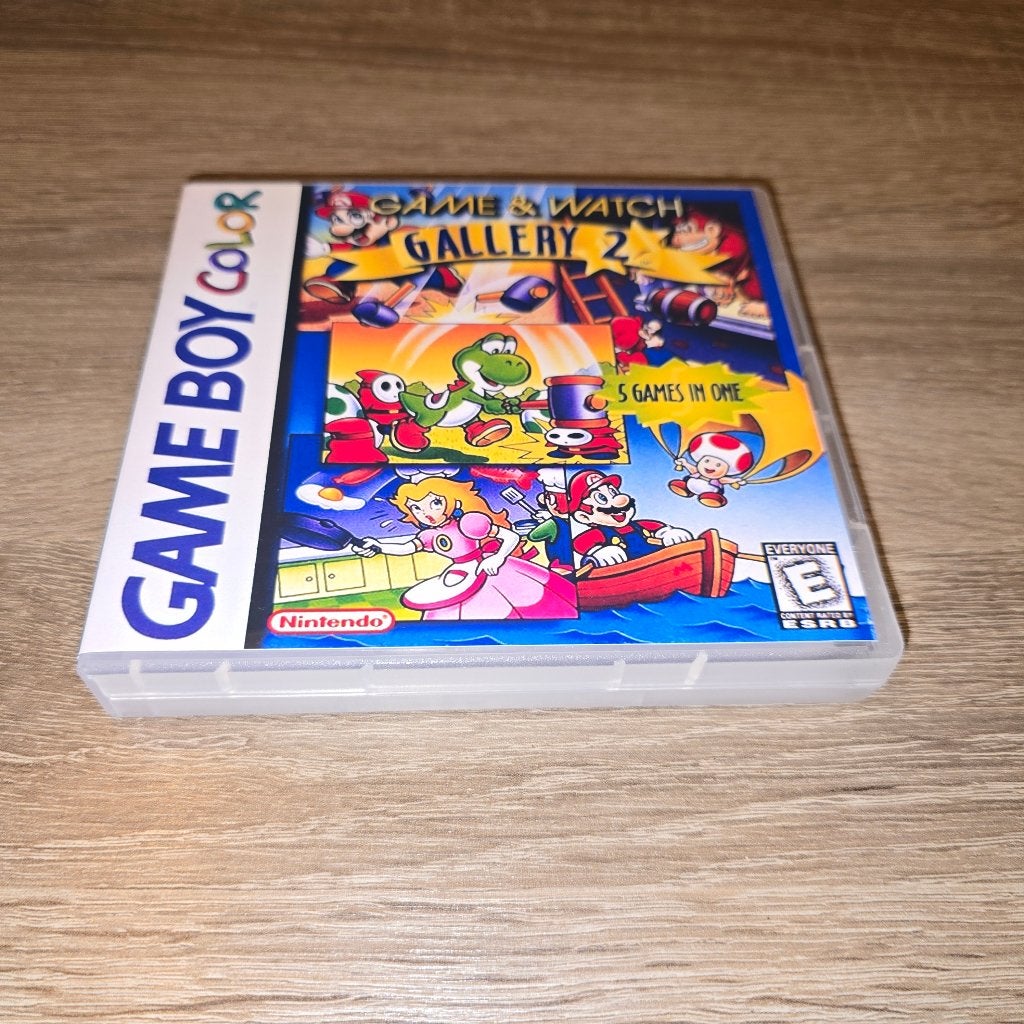 Game & Watch Gallery 2 Game Boy GB Game Case, Avontuur en Actie, Verzenden, 1 speler, Zo goed als nieuw