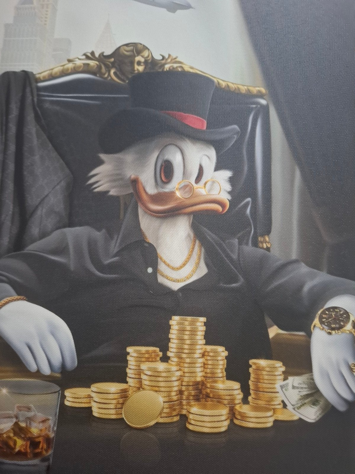 Disney Schilderijen: Dagobert, Mickey, Donald & Katrien, Ophalen