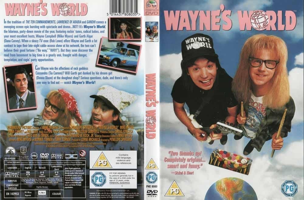Wayne’s World 1992 DVD met Mike Myers, Dana Carvey, Cd's en Dvd's, Alle leeftijden, Ophalen of Verzenden, Zo goed als nieuw