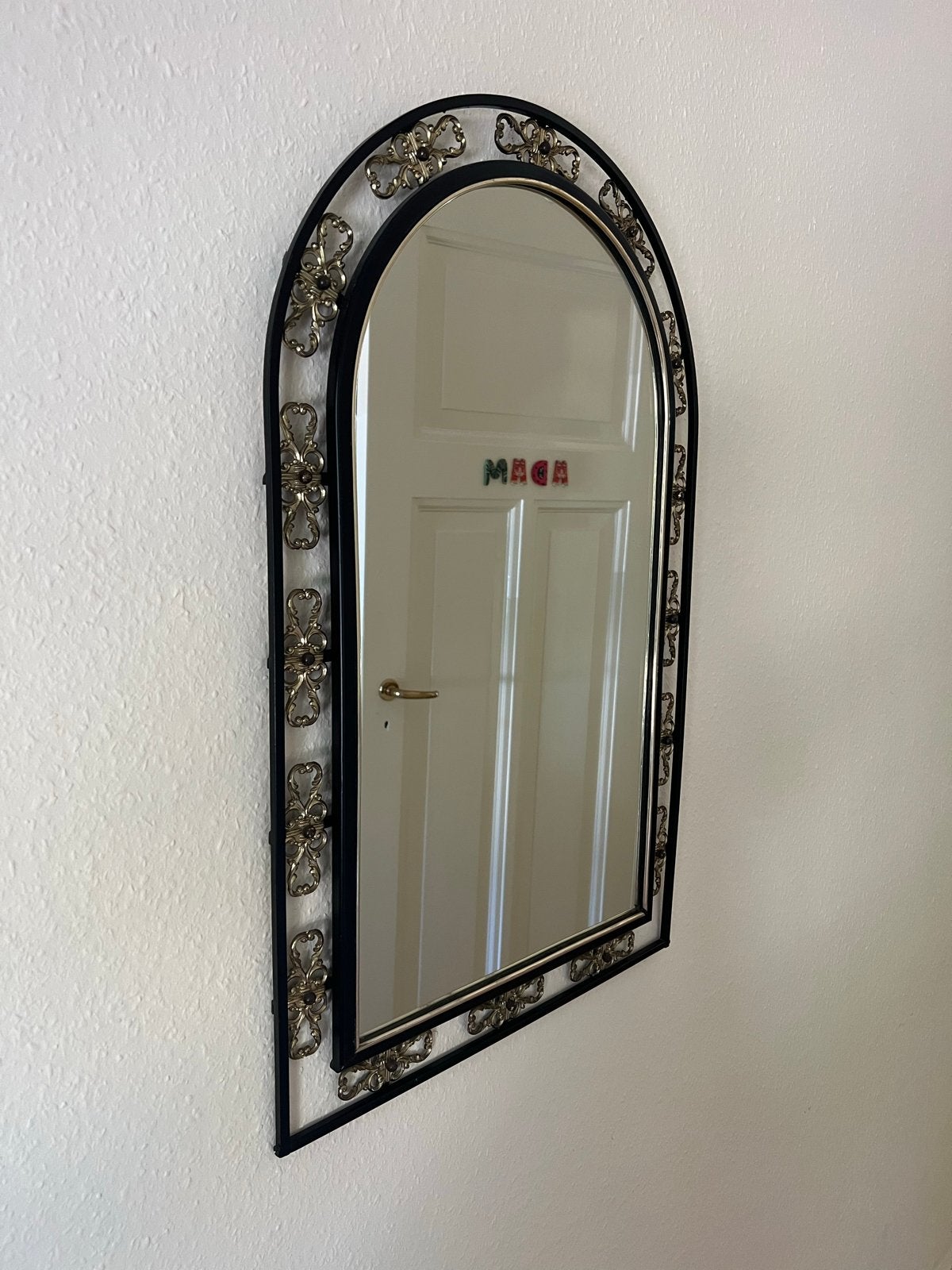 Decoratieve Boogspiegel, Huis en Inrichting, Woonaccessoires | Spiegels, Ophalen, Gebruikt, Minder dan 100 cm, Overige vormen