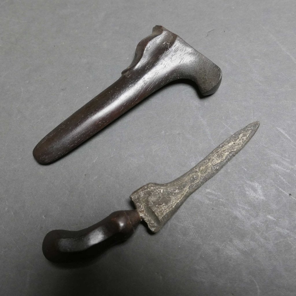 Djimat amulet keris (jimat kris) afk uit Java, Indonesie, Antiek en Kunst, Ophalen of Verzenden