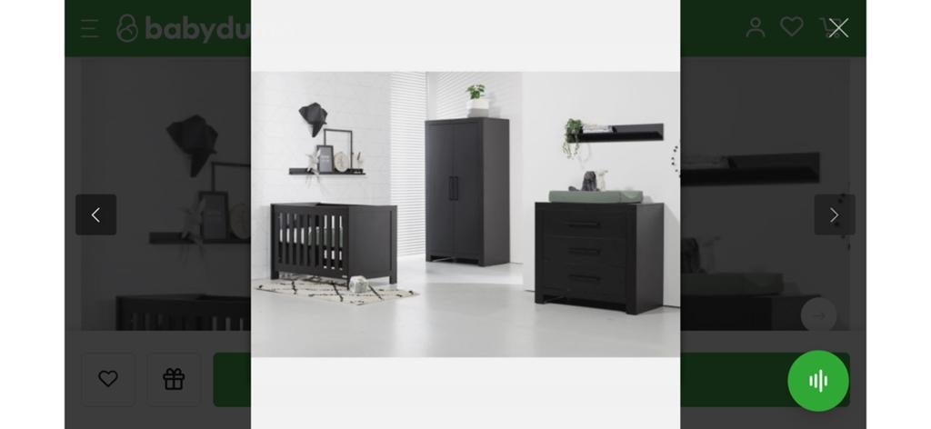 Babykamer compleet zwart, Kinderen en Baby's, Ophalen, Gebruikt, Jongetje of Meisje