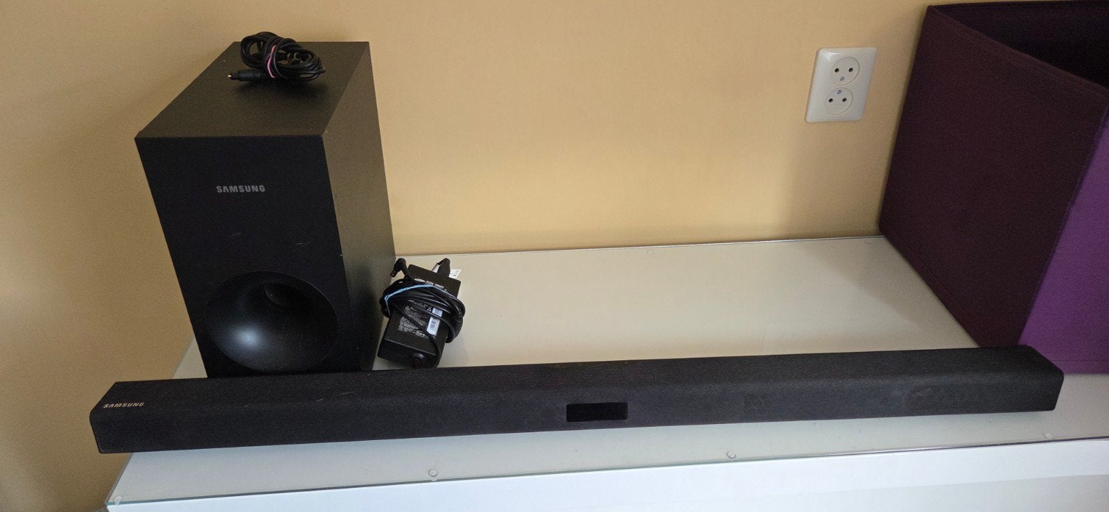 Samsung HW-F350 Soundbar met Subwoofer - Goede Staat, Ophalen, Bluetooth, Gebruikt
