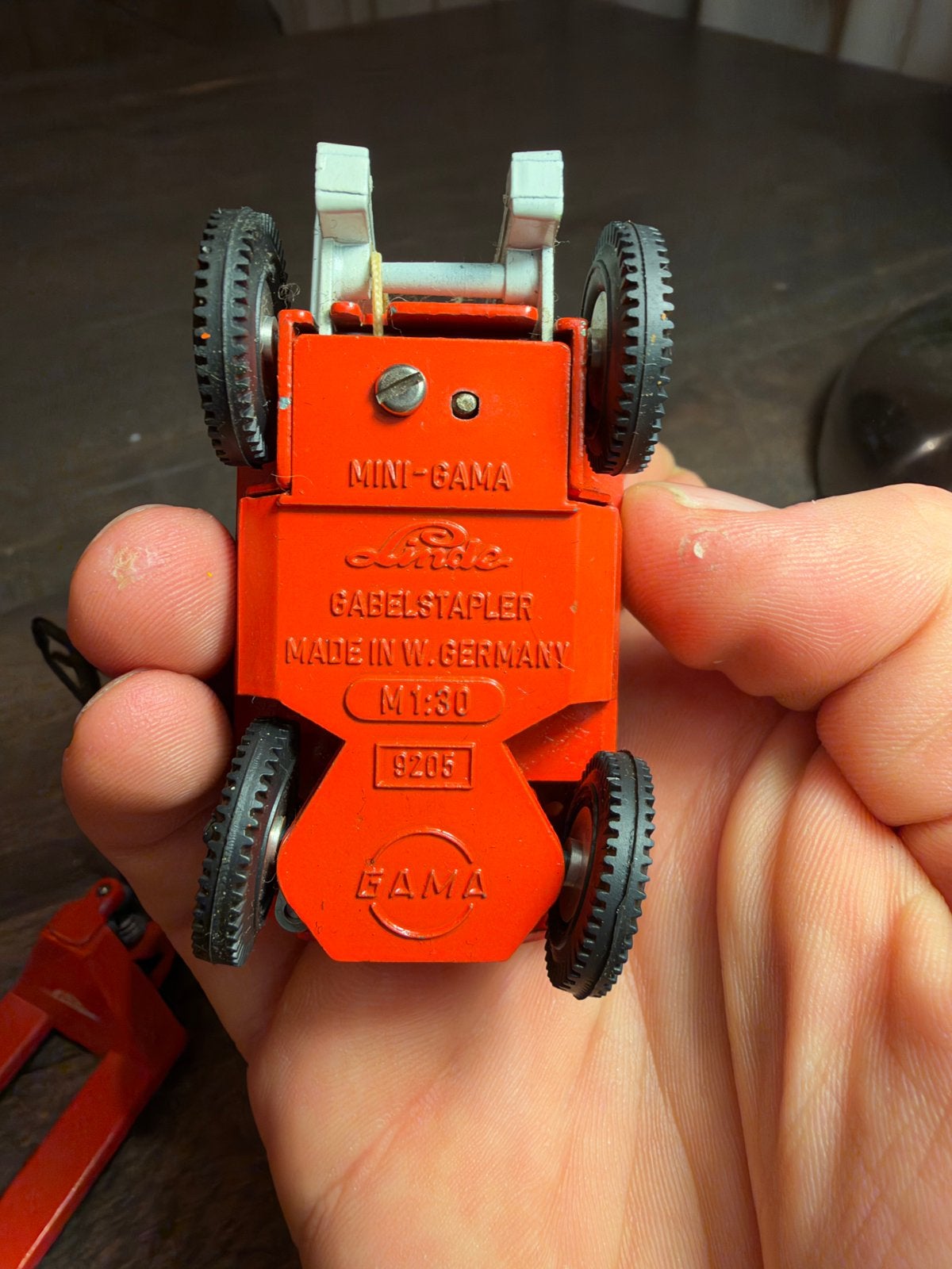 3x Linde Heftruck Miniaturen + Palletwagen – Ook Los te koop, Ophalen of Verzenden, Zo goed als nieuw, Auto, Overige merken