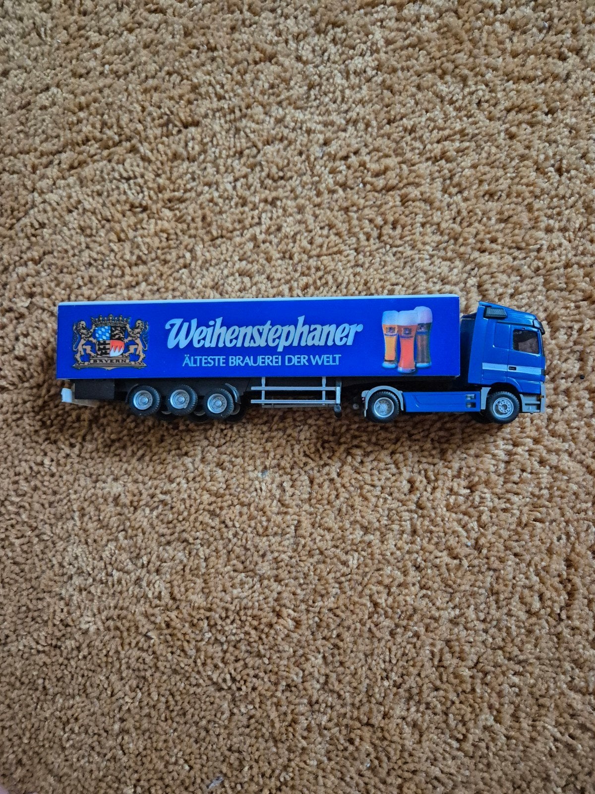 Weihenstephaner biervrachtwagen 1:87, Ophalen of Verzenden, Nieuw, Bus of Vrachtwagen, Overige merken